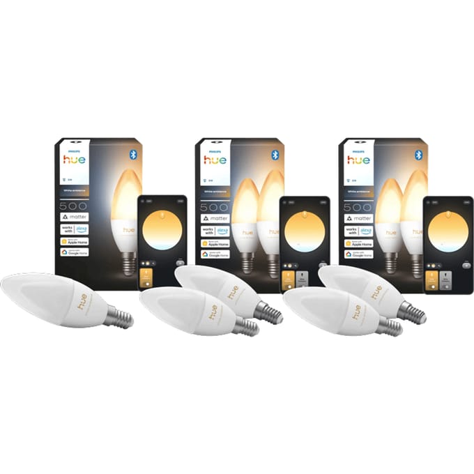 Philips Hue Kaarslamp White Ambiance E14 5-Pack
