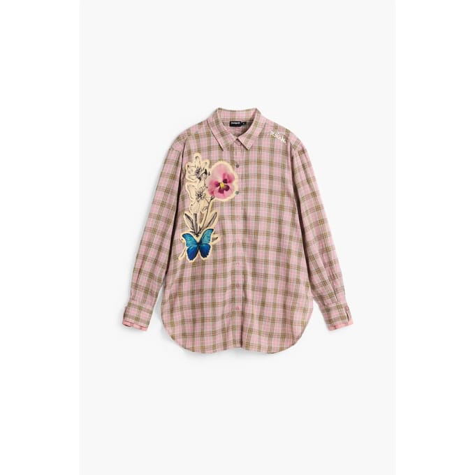 Dameshemd Desigual Cuadros
