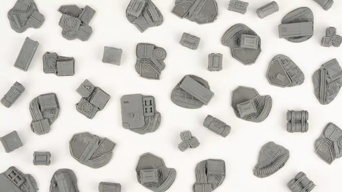 Accessoires voor modelbouw Gamers Grass Spaceship Corridor