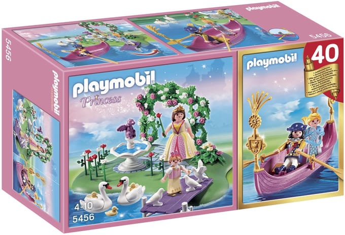 Jubileum Compact Set Prinsesseneiland met romantische gondel / CompactSet  anniversaire "Ilot des princesses et gondole"