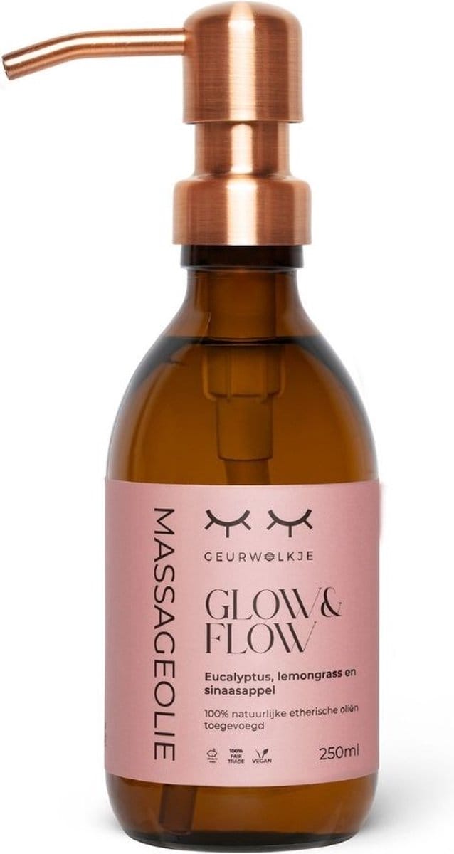 Geurwolkje® Massageolie - Glow & Flow - 250 ml