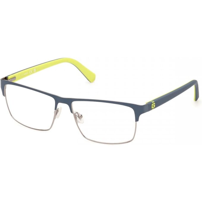 Guess Gu50131 091 Heren Bril Matte Blue/Silver/53-15-145