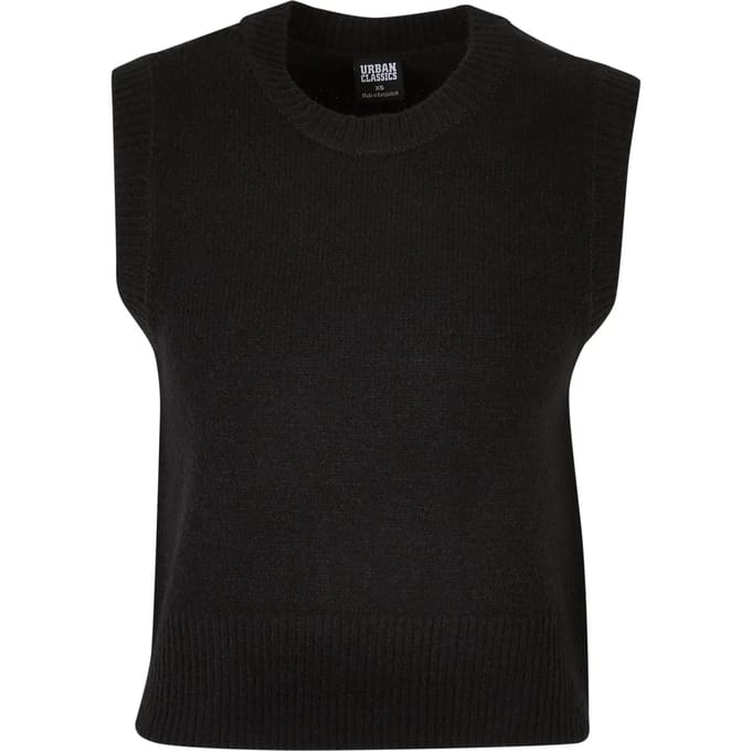 Urban Classics - Knit Slipover Gilet - XS - Zwart
