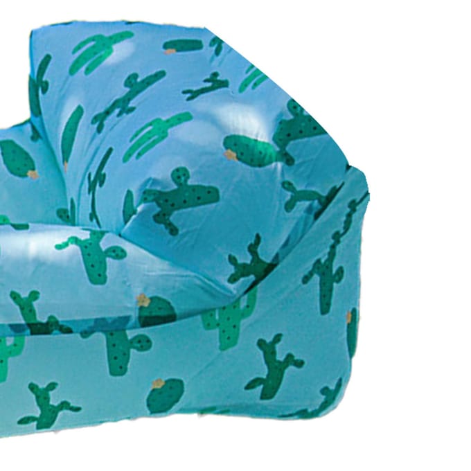 Opblaasbare Lounger Draagbaar Opvouwbaar Polyester Vezel Comfortabel Goed Draagvermogen Buiten