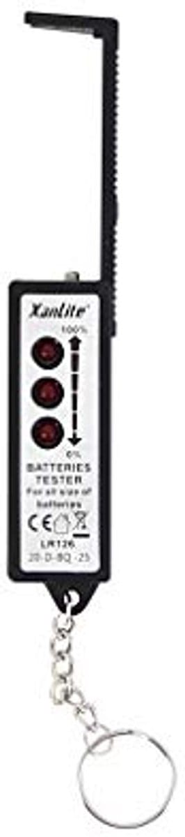 Batterijtester Lr126 - Kunststof - Grijs/Zwart