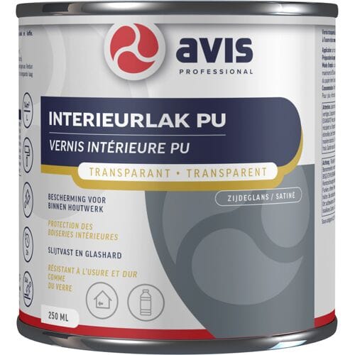 Avis Polyurethane Zijdeglans Blanke Lak - 250 ml