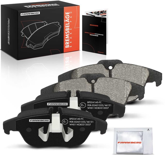 Frankberg 4x remblokken achteras voor Benz C-Klasse Coupe W