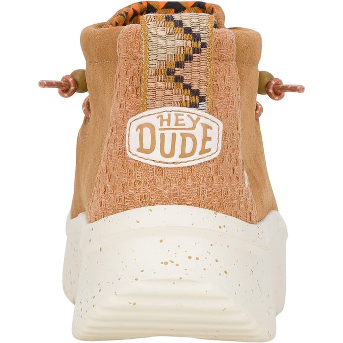 HEYDUDE Wendy Peak Hi Suede Dameslaarzen Chestnut