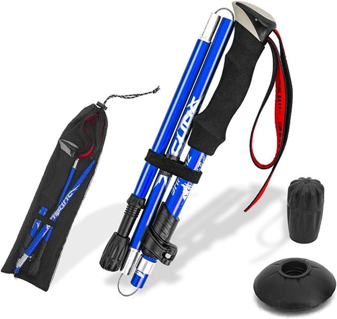 Lichtgewicht Vouwbare Wandelstokken voor Hiking en Camping