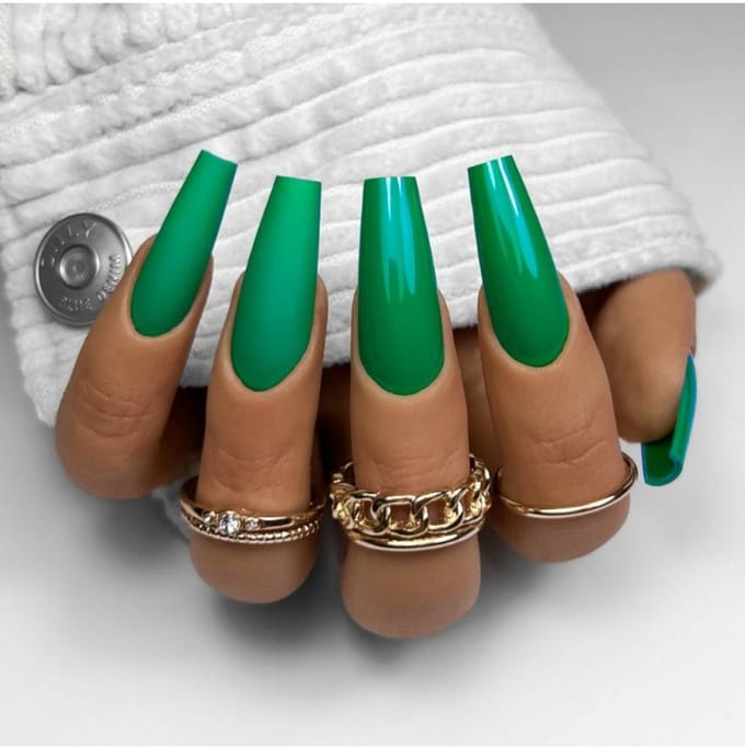 Lilly nails nagellak Mean green