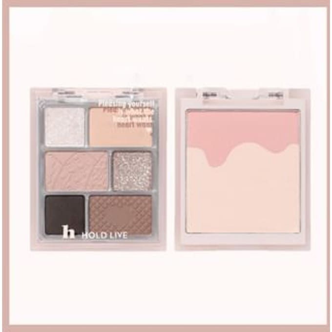 HOLD LIVE - 2 in 1 Eyeshadow & Blusher Palette - H01 #H01 - 7.5g + 8.5g