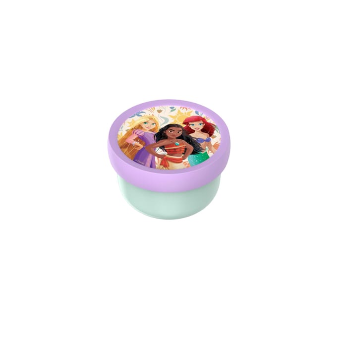 Mepal Fruitbox Campus - 300 ml - Inclusief fruitvorkje - Sluit goed af - Snackdoosje - Princess Power