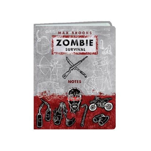Zombie Survival Notes Mini Journal - Max Brooks