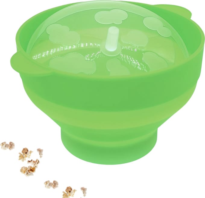 Livano Popcornmakers - Popcornpan - Popcorn Machine - Mini Popcorn Machine - Groen