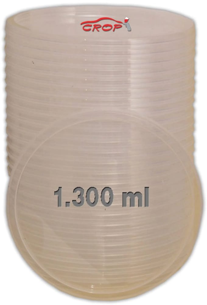 Deksels voor FINIXA Mengbekers 1300ml - 50 stuks
