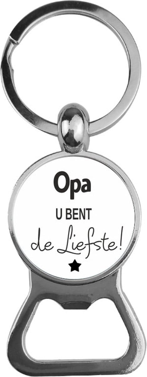 Bieropener Glas -  Opa U Bent De Liefste