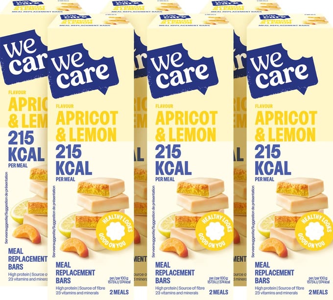 WeCare Meal Replacement - Bars - Abrikoos Citroen - 6 x 120 gr