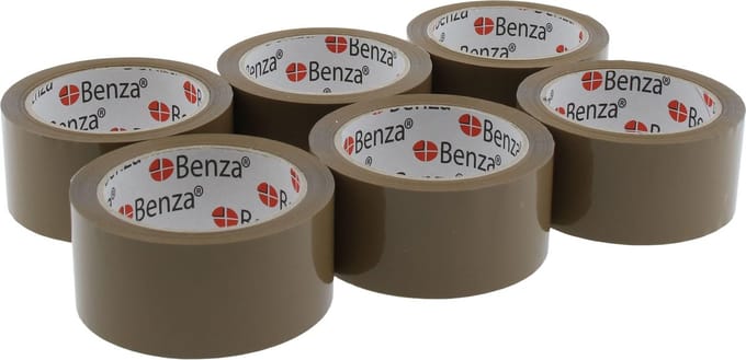 72 Rollen - Extra Sterke Bruine Verpakkingstape - Breed Plakband 50 mm x 66 mtr