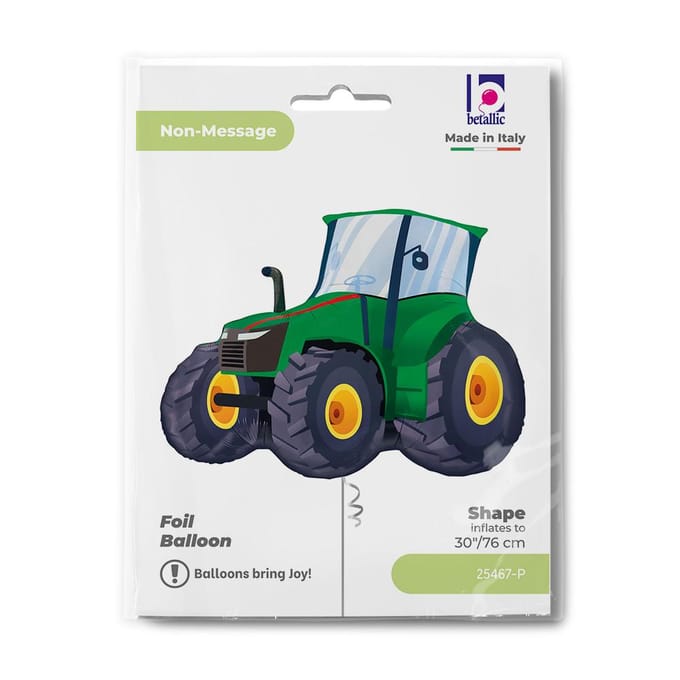 Folieballon Tractor, Groen, Boerderij, Grabo, 76Cm