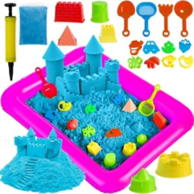 Aayan Magic Sand, 1 KG - Zand voor Binnenhuis met Accessoires