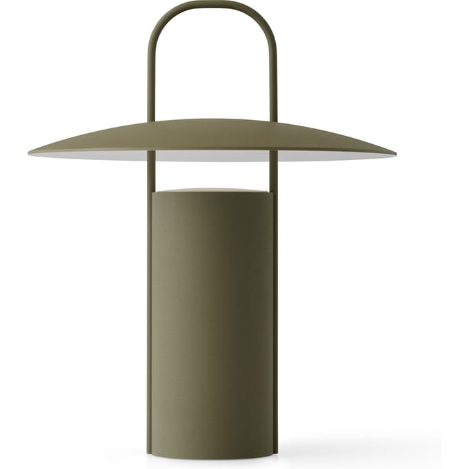 Audo Copenhagen Audo Ray LED tafellamp, draagbaar, stofgroen