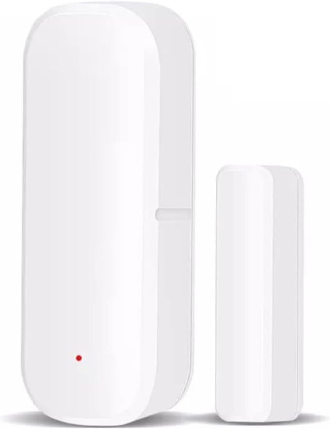 Deur Raam Sensor - Slim Alarm - Huis Beveiliging - WiFi en Zigbee - 3x2x1 cm - Wit
