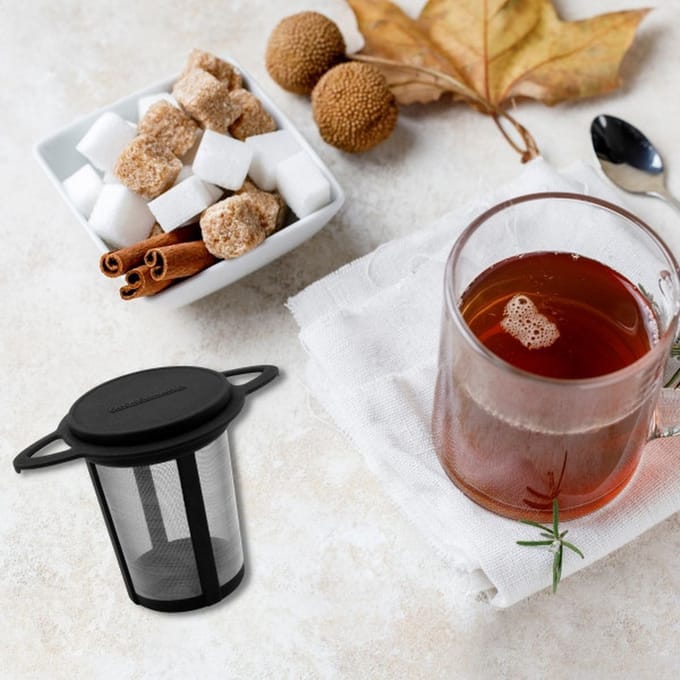 Herbruikbaar theefilter voor theepot en theekop Fackelmann