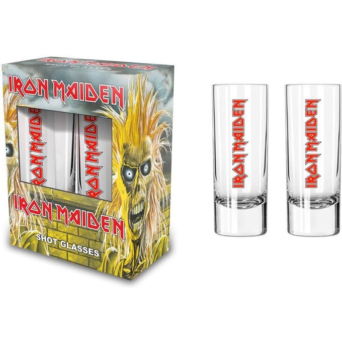 Iron Maiden Iron Maiden Unisex Shotglazenset - helder - Standard
