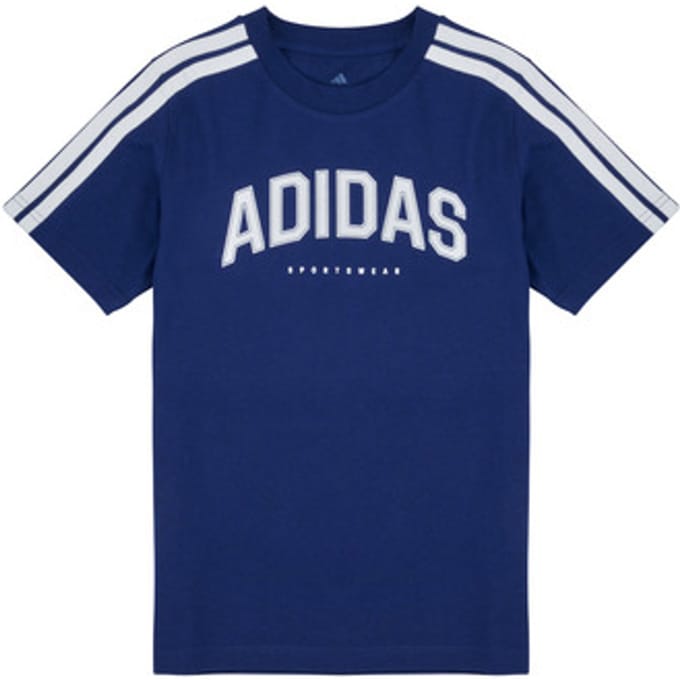 Adidas Codes Collegiate Graphic T-shirt Met Korte Mouwen Blauw 11-12 Years Kinderen