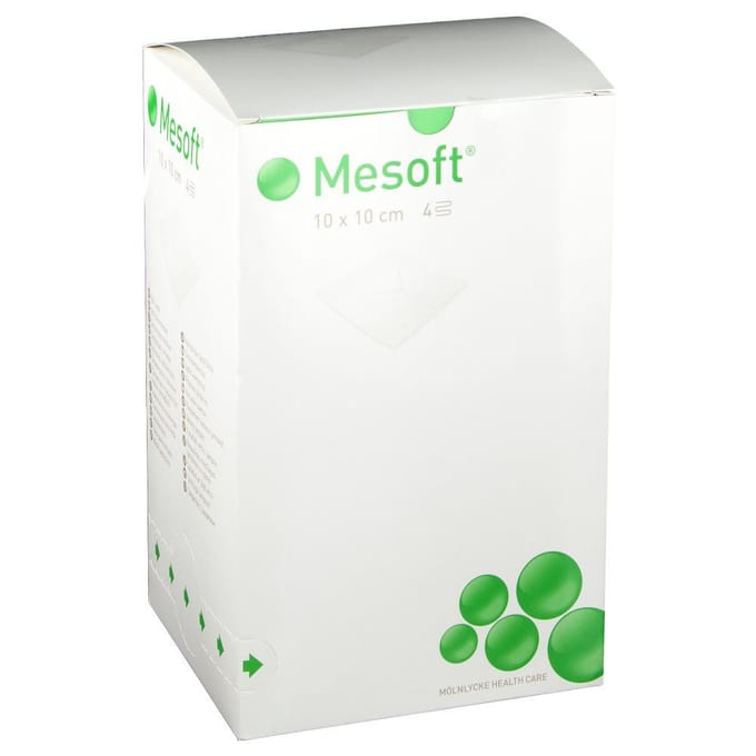 Mesoft Splitkompressen Steril 10cm x 130 Compressen
