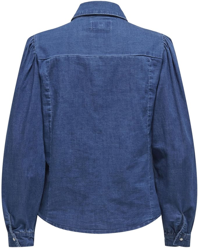 ONLY - ONLROCCO STRETCH LS DNM SHIRT - Dames - Blouses