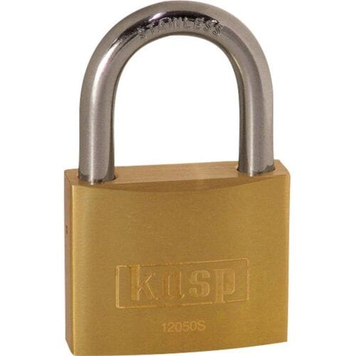 Kasp K12050SD Hangslot 50 mm Goud-geel Sleutelslot