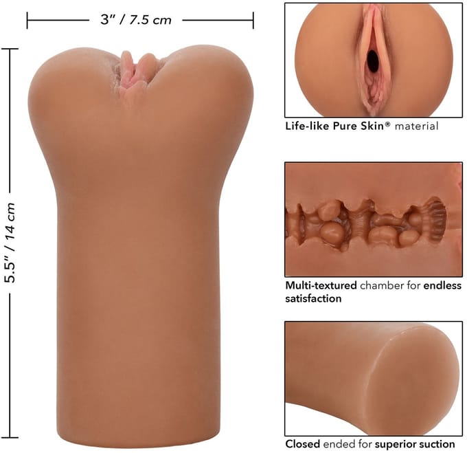 CalExotics - Boundless Vulva - Masturbator Vagina Caramel Beige