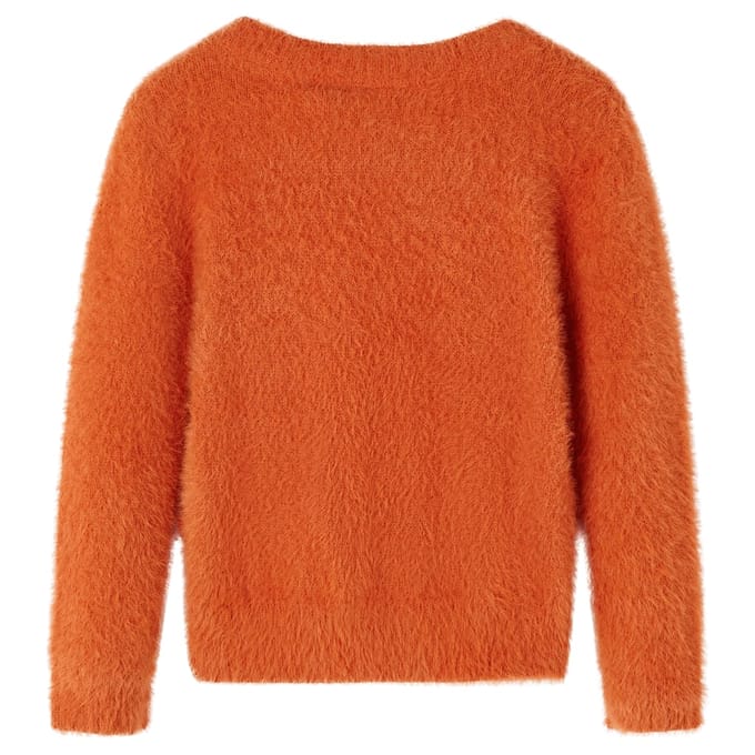 vidaXL - Kindertrui - gebreid - 116 - oranjebruin
