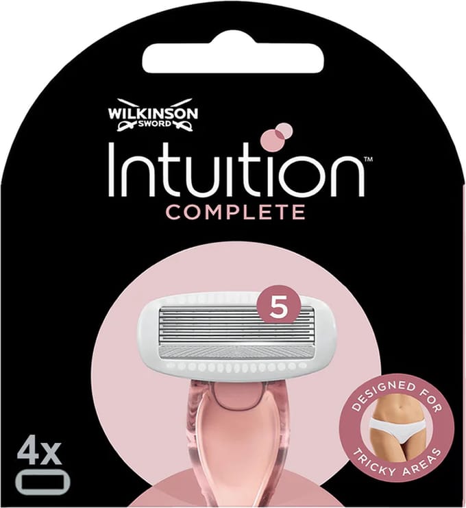 Wilkinson Sword Intuition - Complete scheermesjes voor vrouwen (5 mesjes) - 4 stuks