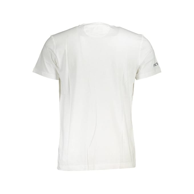 La Martina Witte Katoenen Heren T-Shirt