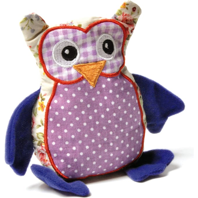 Aumüller Valeriaan-Kattenspeelkussen Patchwork-Uil 1 stuk