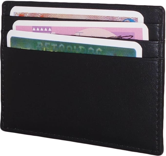 Leather Design Compacte Pasjeshouder