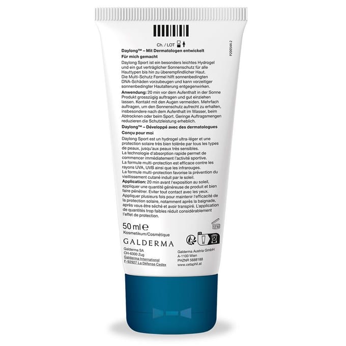 Daylong Sport Crème Hydrogel Extra Licht SPF50+ 50 ml