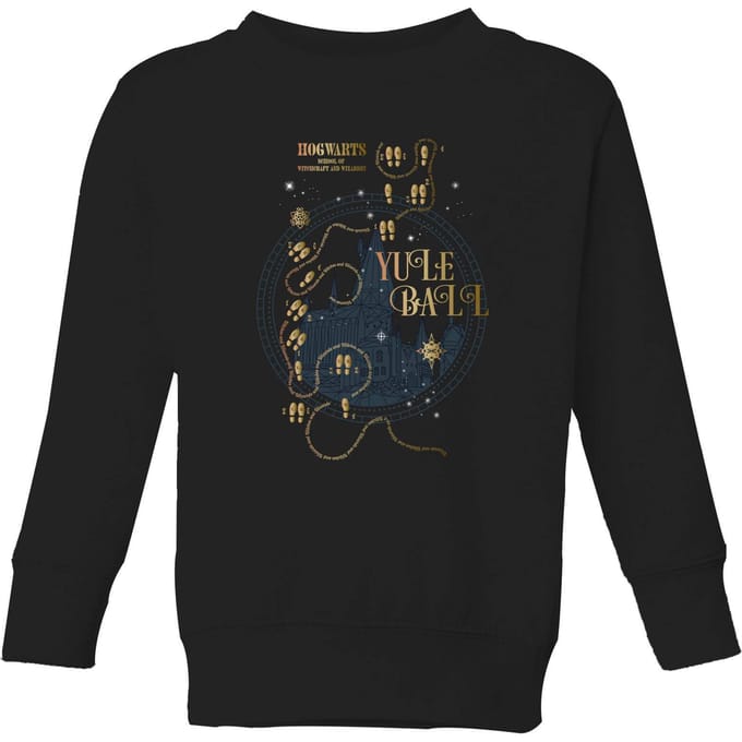 Harry Potter Hogwarts Yule Ball Kids' Sweatshirt - Black - 98/104 (3-4 jaar)