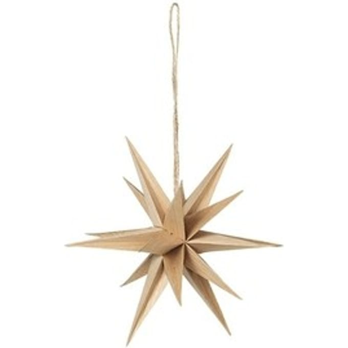 Kerst decoraties Broste Copenhagen DECO ETOILE 'VENUS' BOIS