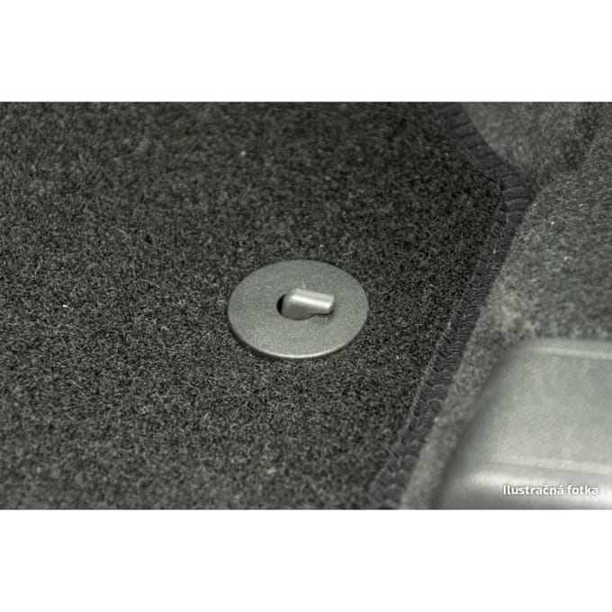 Tapis de sol - VW - T6 Multivan - Velours noir - 4 pièces - Ajustement précis