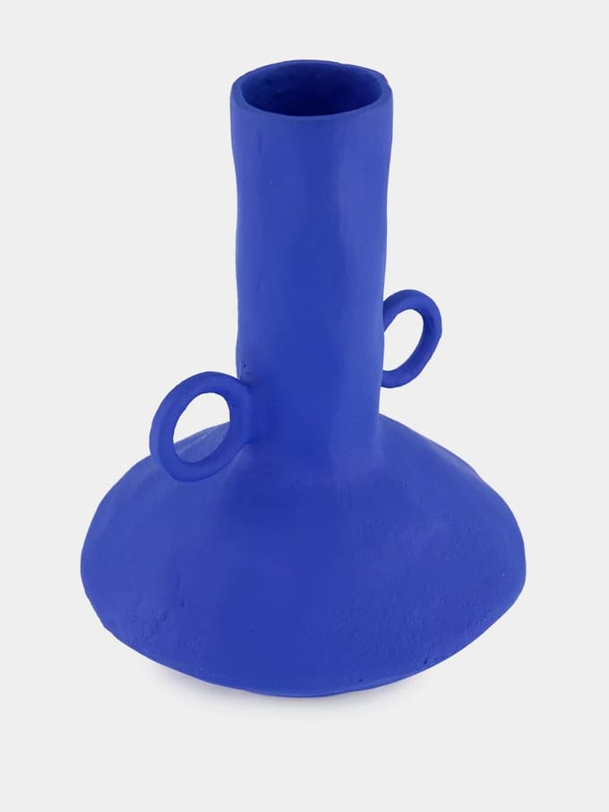 Pomax Trulli - Woonaccessoires - Vaas - Blauw
