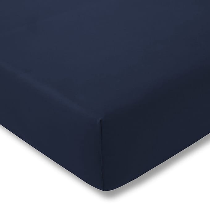 Estella Jersey Hoeslake 100x200cm - Saphir Blauw