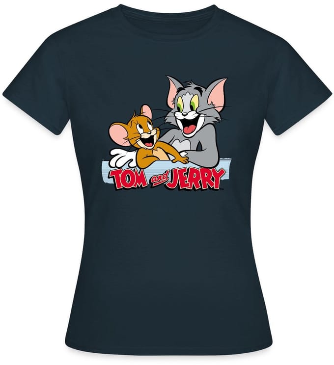 Tom En Jerry Vrienden T-Shirt Dames