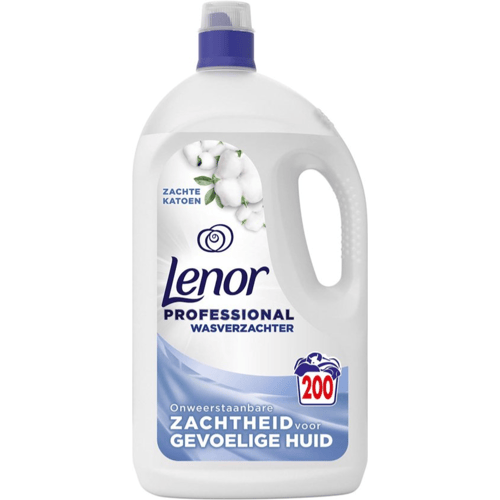 Lenor Professional wasverzachter Soft Cotton | flacon van 4 liter