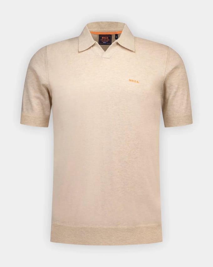 NZA - Heren Polo - 26DN188 - 1121 Fresh Sand Melange