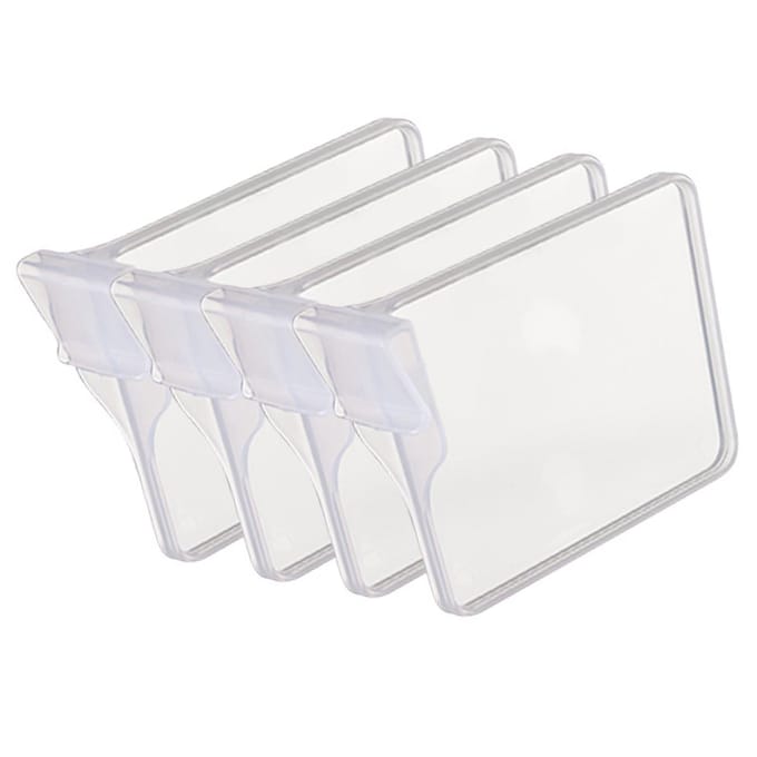 4 Stuks Intrekbare Koelkastverdeler Clip Uitschuifbare Koelkast Separator Organizer L L white