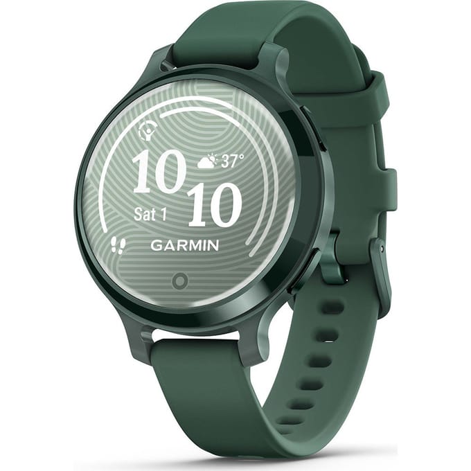 Garmin Lily 2 Active - Smartwatch - 35 mm - Jasper Green met een Jasper Green Siliconen Bandje