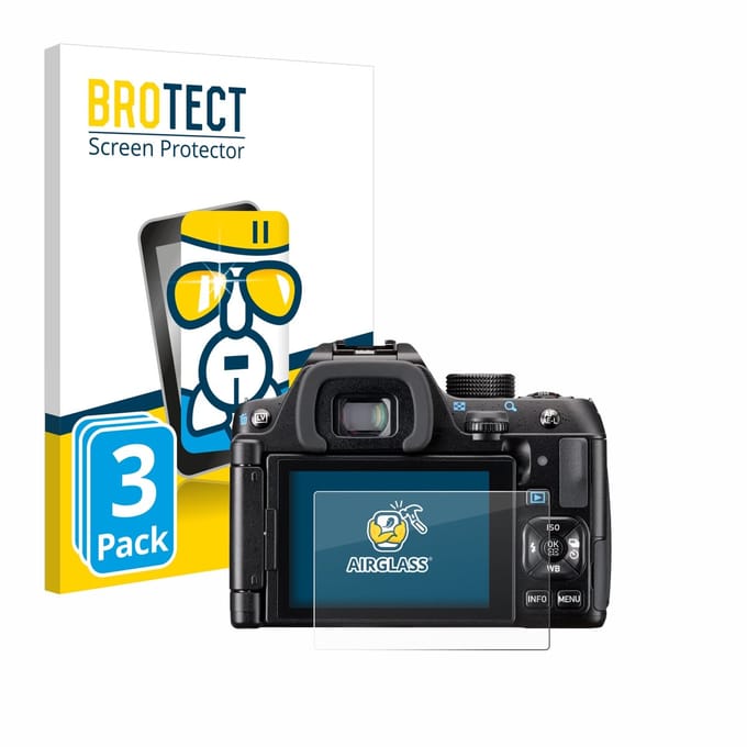 Screenprotector 3 Stuks voor Pentax KF Beschermglas transparant